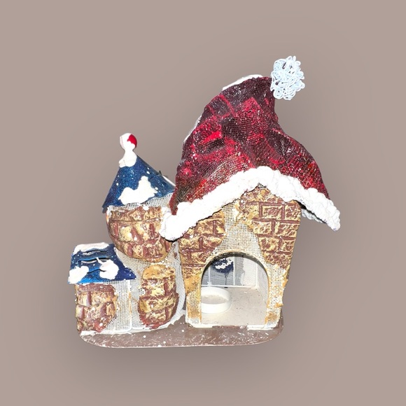 Santa’s Workshop’ 9” Metal Tea Light Display - Picture 7 of 16